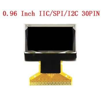 0,96-дюймовый OLED-дисплей Модуль 128*64 ЖК-экран SSD1306 Драйвер 30PIN IIC/SPI/I2C Параллельный Порт Припоя Электронных Дисплеев