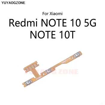 10 шт./лот для Xiaomi Redmi NOTE 10 10T 5G Кнопка питания Переключатель громкости Кнопка отключения звука Вкл/Выкл Гибкий кабель