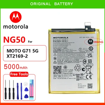 100% Оригинальная Аккумуляторная Батарея Motorola 5000 мАч NG50 Для Motorola MOTO G71 5G & XT2169-2 Phone 5000 мАч Batteria Batteies