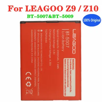 100% Оригинальный Аккумулятор LEAGOO 2000mAh BT5007 BT5009 Для Телефона LEAGOO Z9 Z10 BT-5007 и BT-5009 Запасные Батареи Batteria
