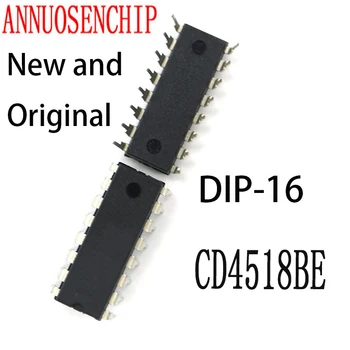 10ШТ Новый и Оригинальный DIP-16 CD4518 DIP 4518BE 4518 DIP16 CD4518BE