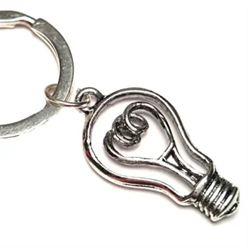 12 шт./лот Брелок с лампочкой Брелок для ключей Электричество Ювелирные изделия