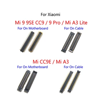 2 шт./лот для Xiaomi Mi 9 9SE/9 Pro/Mi CC9 CC9E/Mi A3 Lite ЖК-экран дисплея Разъем FPC Порты и разъемы На материнской плате/Гибкий кабель