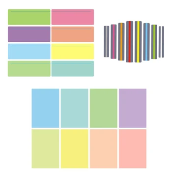 24шт Цветное Наложение Уменьшает Визуальный Стресс Офисное Использование Принадлежности Для Учителей Школьные Прочные Пособия Для Детей С Дислексией в Колледже