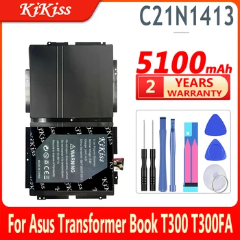 5100 мАч KiKiss Мощный Аккумулятор C21N1413 Для Ноутбуков Asus Transformer Book T300 T300FA