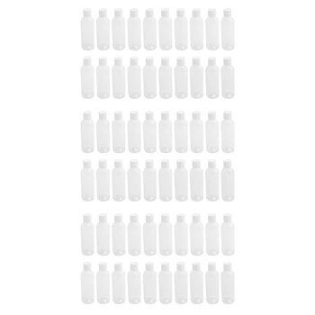60 Штук Пластиковых Бутылок Шампуня Объемом 100 мл Пластиковые Бутылки Для Путешествий Контейнер Для Косметического Лосьона