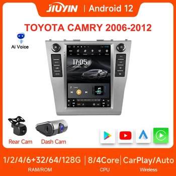 JIUYIN 2 Din 9,7 Дюймов Android 12,0 Автомобильный Стерео Радио Центральный Мультимедийный Плеер GPS Carplay Авторадио для TOYOTA CAMRY 2006-2012