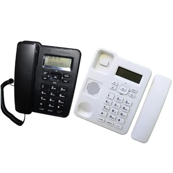KX-6001CID Стационарный Стационарный телефон на английском Языке с Большой кнопкой Отображения вызывающего абонента Регулируемым тоном Функций Калькулятора Громкой связи