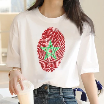 Maroc Morocco футболка женская с комиксами футболка для девочек забавная одежда