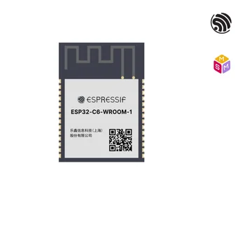 RISC-V 32 MCU RF Bluetooth 5 WiFi 6 Модуль 20 дБм Zigbee 3.0 Поток 1.3 IEEE 802.15.4 ESP32-C6-WROOM-1
