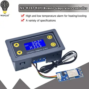XY-WT03 WIFI Модуль Дистанционного Управления Температурой Охлаждения И Отопления Сигнализация Высокой Низкой Температуры Облачная Запись WAVGAT