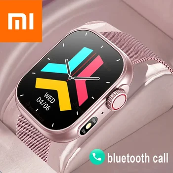 Xiaomi Call Smart Watch Женские Смарт-Часы С Пользовательским Циферблатом, Водонепроницаемые Часы С Температурой Тела, Полностью Сенсорные Часы Для Android IOS