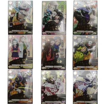 Аниме Demon Slayer Kamado Tanjirou Kamado Nezuko Cp Коллекция Карточных Игр Редкие Карты Детские Игрушки Подарки-Сюрпризы Для Мальчиков На День Рождения