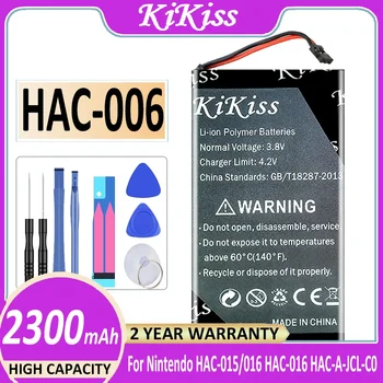  Батарея KiKiss HAC006 2300 мАч для Nintendo HAC-A-JCL-C0 HAC-A-JCR-C0 HAC-015/016 HAC-016 Переключатель NS Joy-Con Controll