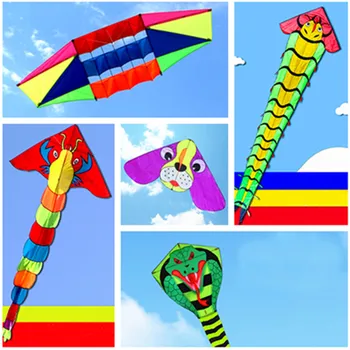 Бесплатная доставка Детские воздушные змеи, летающие игрушки для детей, воздушный змей, надувные воздушные змеи, деревянный вращающийся парашют, ветряной носок, забава