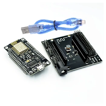 Беспроводной модуль NodeMCU v3 CH340 Lua WIFI Internet of Things development board ESP8266 с печатной платой и портом usb для Arduino