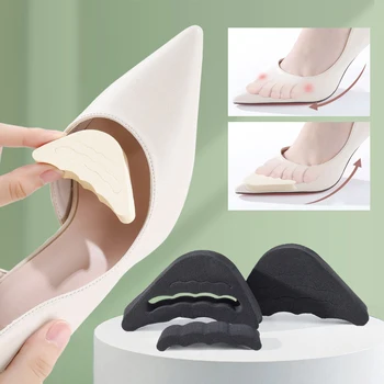 Губчатые вкладыши для передней части стопы для женщин, облегчающие боль, Стельки на высоком каблуке, уменьшающие размер обуви, Наполнитель, протектор, регулятор, подушка.