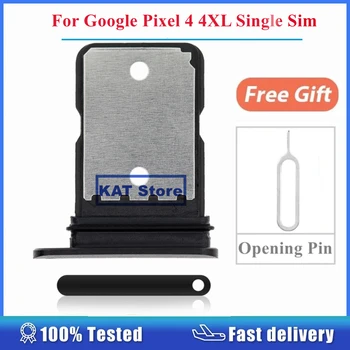 Для Google Pixel 4 4XL Слот Для Держателя SIM-карты С Одним Лотком Для Sim-карты С Инструментом Для Извлечения Pin-кода Запасные Части
