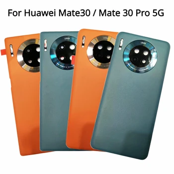 Для Huawei Mate30 / Mate 30 Pro 5G Задняя Крышка Батарейного Отсека Задняя Крышка Корпуса Дверца Корпуса Со Стеклянным Объективом Камеры
