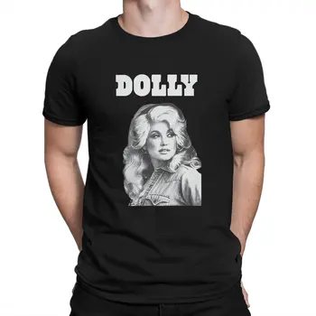 Забавная мужская футболка с музыкой кантри, хлопковые футболки с круглым вырезом, футболка с коротким рукавом D-Dolly Parton Singer, футболка с графическим принтом