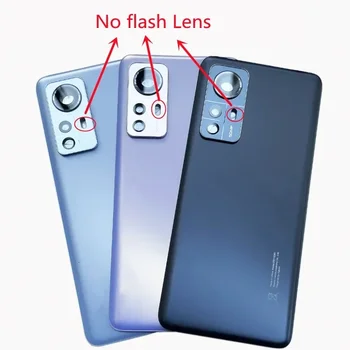 Задняя стеклянная крышка для Xiaomi 12 5G Замена батарейного отсека задней двери Задняя крышка корпуса Mi Mi12 Twelve с объективом камеры