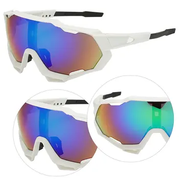 Крутые Трехмерные Солнцезащитные очки ночного видения в большой оправе для верховой езды, удобные Солнцезащитные очки, защищающие глаза от ветра и пыли