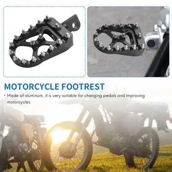 Мотоциклетный Широкий Ножной Колышек MX Offroad Для Ног С Поворотом на 360 ° Для Sportster 883 Fatboy Bobber Аксессуары Для мотоциклов