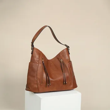 Новая сумка с нишевым дизайном, высококачественная женская сумка через плечо большой емкости