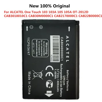 Новый Сменный Аккумулятор CAB0400000C1 Для ALCATEL One Touch 103 103A 105 105A OT-2012D Аккумулятор Мобильного Телефона Bateria Batteries