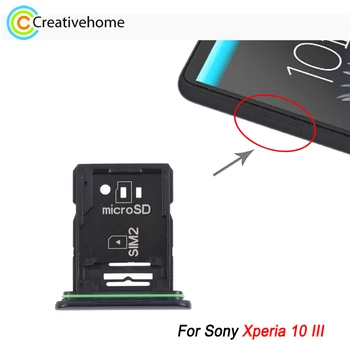 Оригинальный Лоток для SIM-карт + Лоток Для SIM-карт / Лоток для карт Micro SD для Sony Xperia 10 III