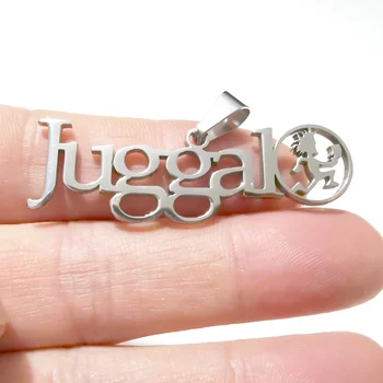 Подвеска Hatchetman Juggalo из нержавеющей стали, цепочка для ожерелья ICP, серебряные полированные украшения для мужчин, подарки для мальчиков, цепочка с шариком 30 '