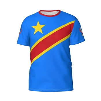 Пользовательское имя, номер, Флаг Демократической Республики Конго, Эмблема, 3D футболки для мужчин, женские футболки, джерси, подарок для футбольных фанатов