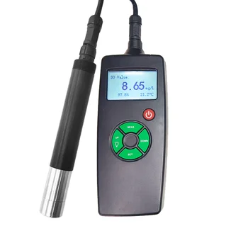 Портативные анализаторы качества воды DO Detector С хорошей производительностью, водонепроницаемый оптический портативный измеритель рН растворенного кислорода.