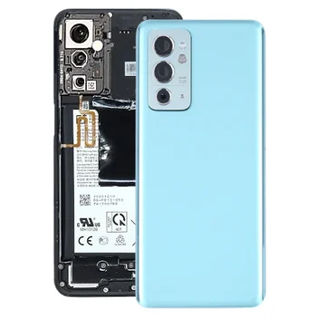 Стеклянная Задняя Крышка Батарейного Отсека для OnePlus 9RT 5G MT2110 MT2111 с Объективом Камеры, Задняя Крышка Корпуса Телефона