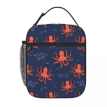 Сумка для ланча Octopus От Andrea Lauren, изоляционные сумки для пикника, школьная сумка для ланча