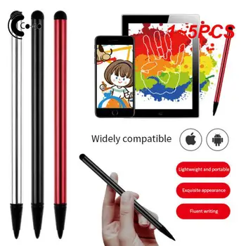 Универсальный стилус 1 ~ 5ШТ 2 В 1 для планшета Tab Htc Gps Емкостный планшет для рисования карандашом Сенсорная ручка