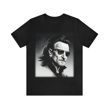 Футболка с Боно, Футболка U2, футболка на 4 сезона, винтажная футболка, уникальный дизайн, Рок