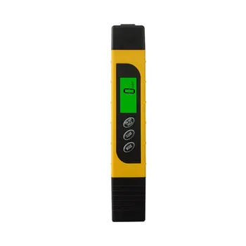 Цифровой тестер качества воды Диапазон измерения TDS EC 0-9990 Многофункциональный Измеритель температуры чистоты воды TEMP PPM тестер