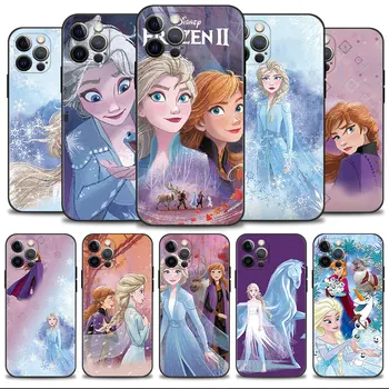 Чехол Для Телефона Apple iPhone 15 14 14 13 12 11 Pro Max 13 12 Mini XS Max XR X 7 8 Plus Чехол Disney Frozen Elsa Anna Цвет